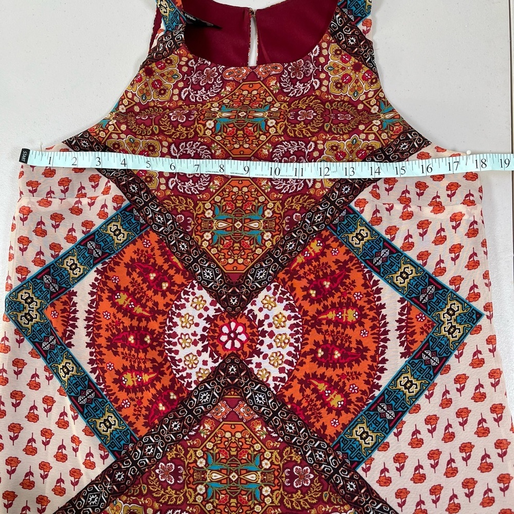 by & by Orange Red Halter Sundress - Picture 11 of 13
